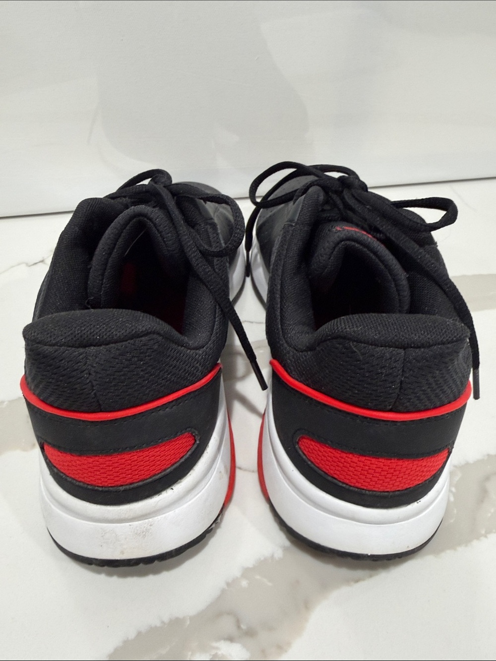 adidas Black Sneakers with Red Accents - Picture 4 of 4